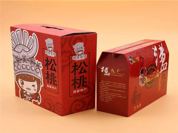 瓦楞彩盒 